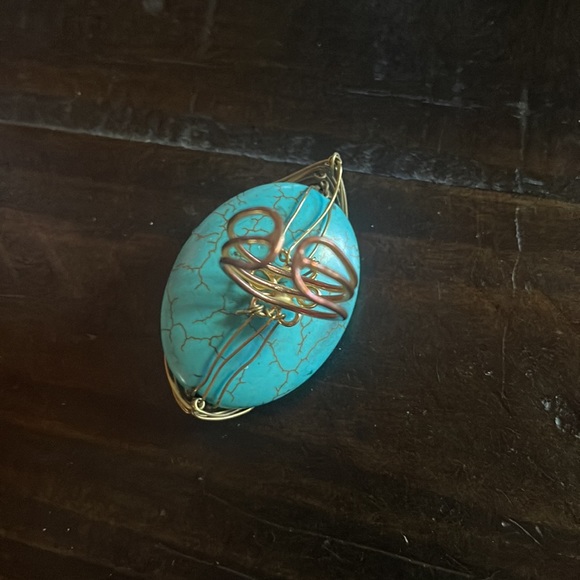 Blue Stone Ring - Picture 2 of 4